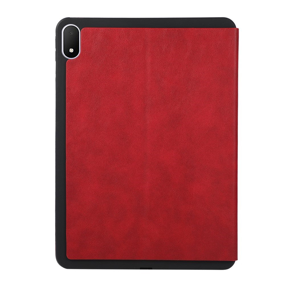 OPPO Pad 5 EIDERWOOD Kunstlæder Flip Cover m. Ståfunktion - Rød