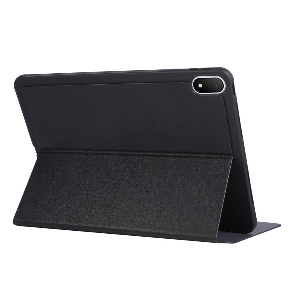 OPPO Pad 5 EIDERWOOD Kunstlæder Flip Cover m. Ståfunktion - Sort
