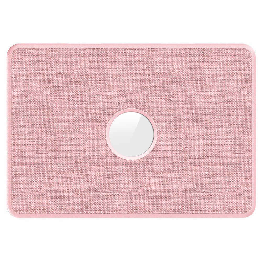 MacBook Neo 13 A18 Pro (2026) EIDERWOOD Cover m. Udskæring til Logo & Ståfunktion - Lyserød