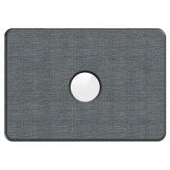 MacBook Neo 13 A18 Pro (2026) EIDERWOOD Cover m. Udskæring til Logo & Ståfunktion - Grå