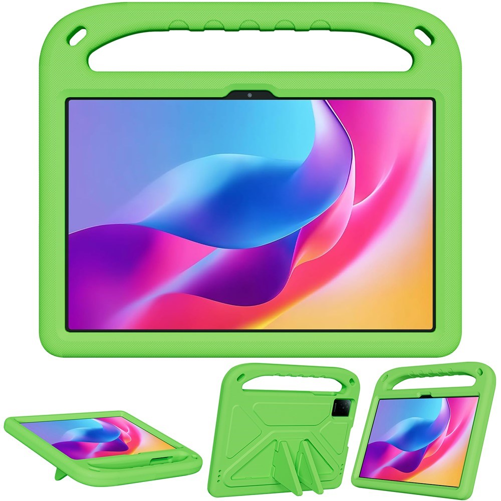 TCL Tab 10L Gen 4 EIDERWOOD Børne Cover m. Håndtag & Stander - Grøn