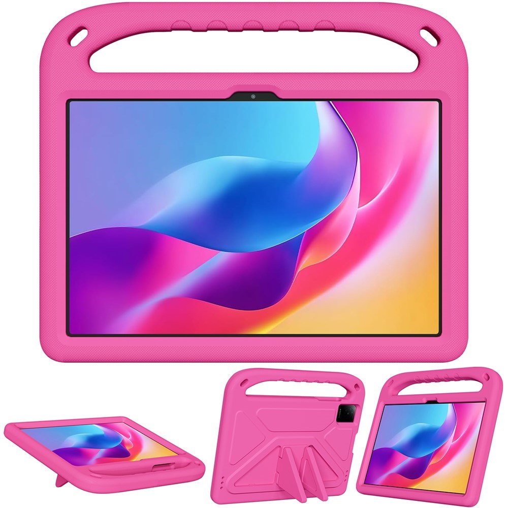 TCL Tab 10L Gen 4 EIDERWOOD Børne Cover m. Håndtag & Stander - Lyserød