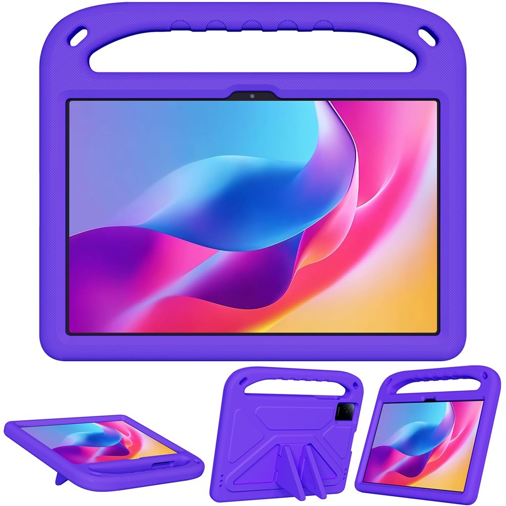 TCL Tab 10L Gen 4 EIDERWOOD Børne Cover m. Håndtag & Stander - Lilla