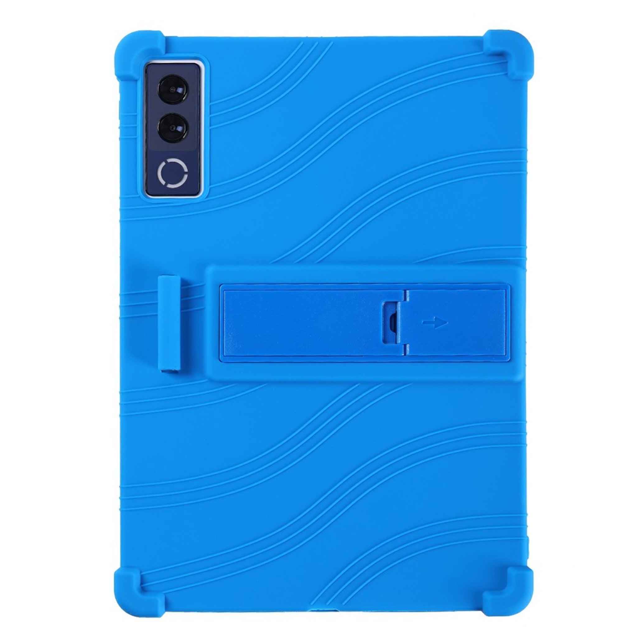 Lenovo Yoga Tab Plus Gen 2 13" EIDERWOOD Robust Silikone Cover m. Justerbar Kickstand & Stødabsorberende Hjørner - Blå