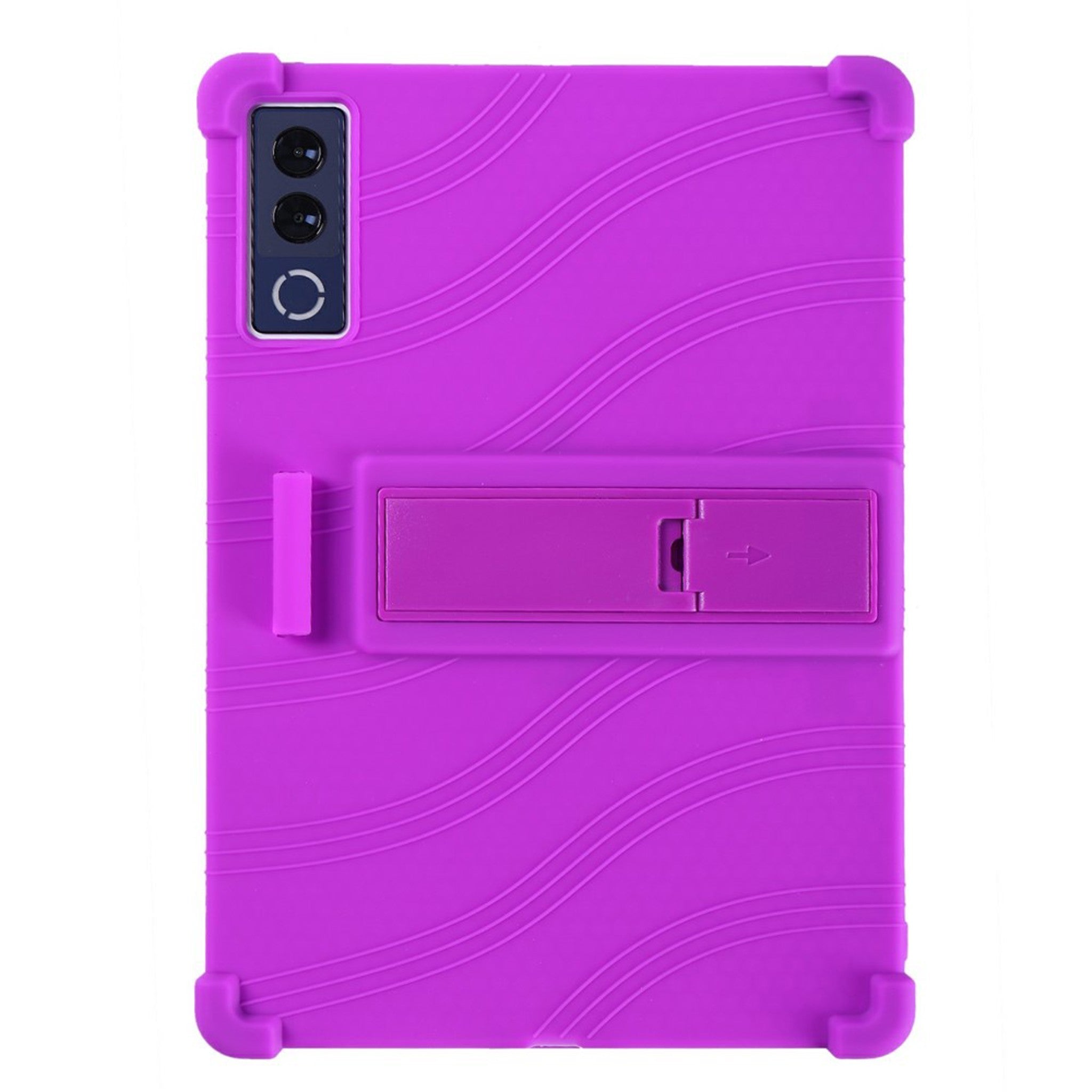 Lenovo Yoga Tab Plus Gen 2 13" EIDERWOOD Robust Silikone Cover m. Justerbar Kickstand & Stødabsorberende Hjørner - Lilla