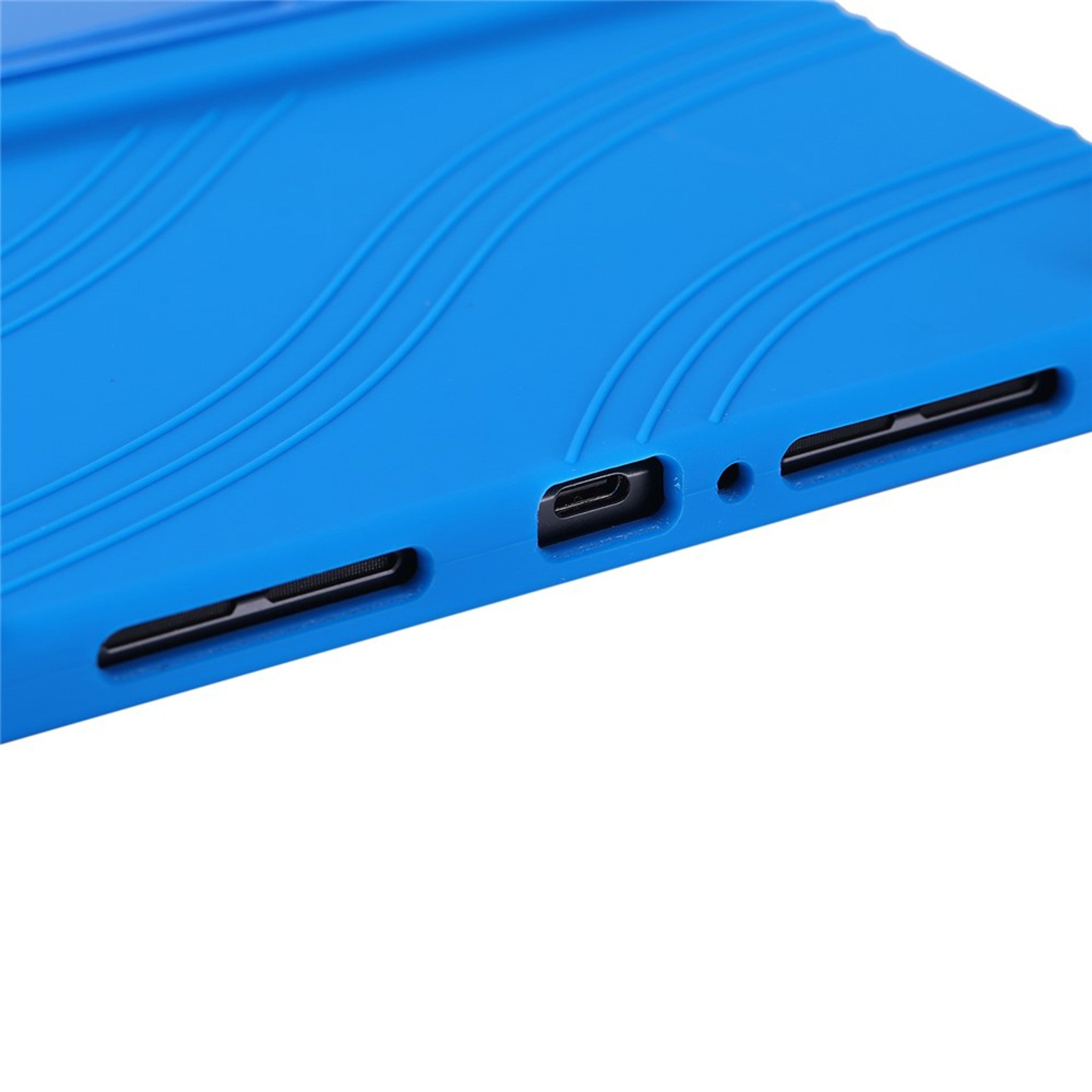 Lenovo Yoga Tab Gen 2 11.1" EIDERWOOD Robust Silikone Cover m. Justerbar Kickstand & Stødabsorberende Hjørner - Blå