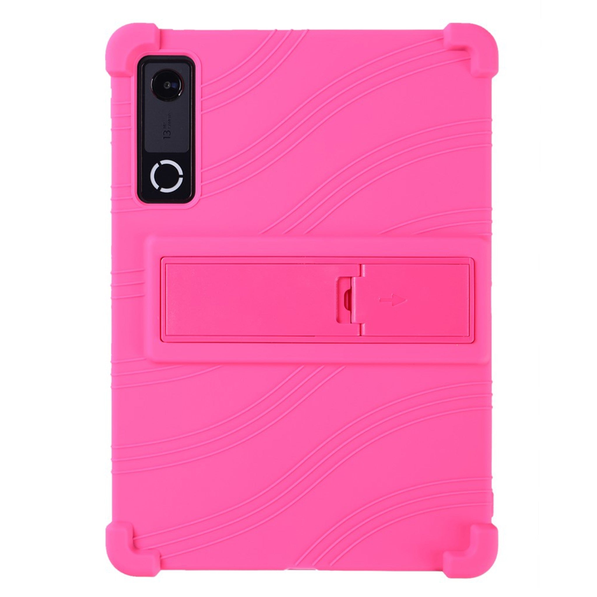Lenovo Yoga Tab Gen 2 11.1" EIDERWOOD Robust Silikone Cover m. Justerbar Kickstand & Stødabsorberende Hjørner - Lyserød
