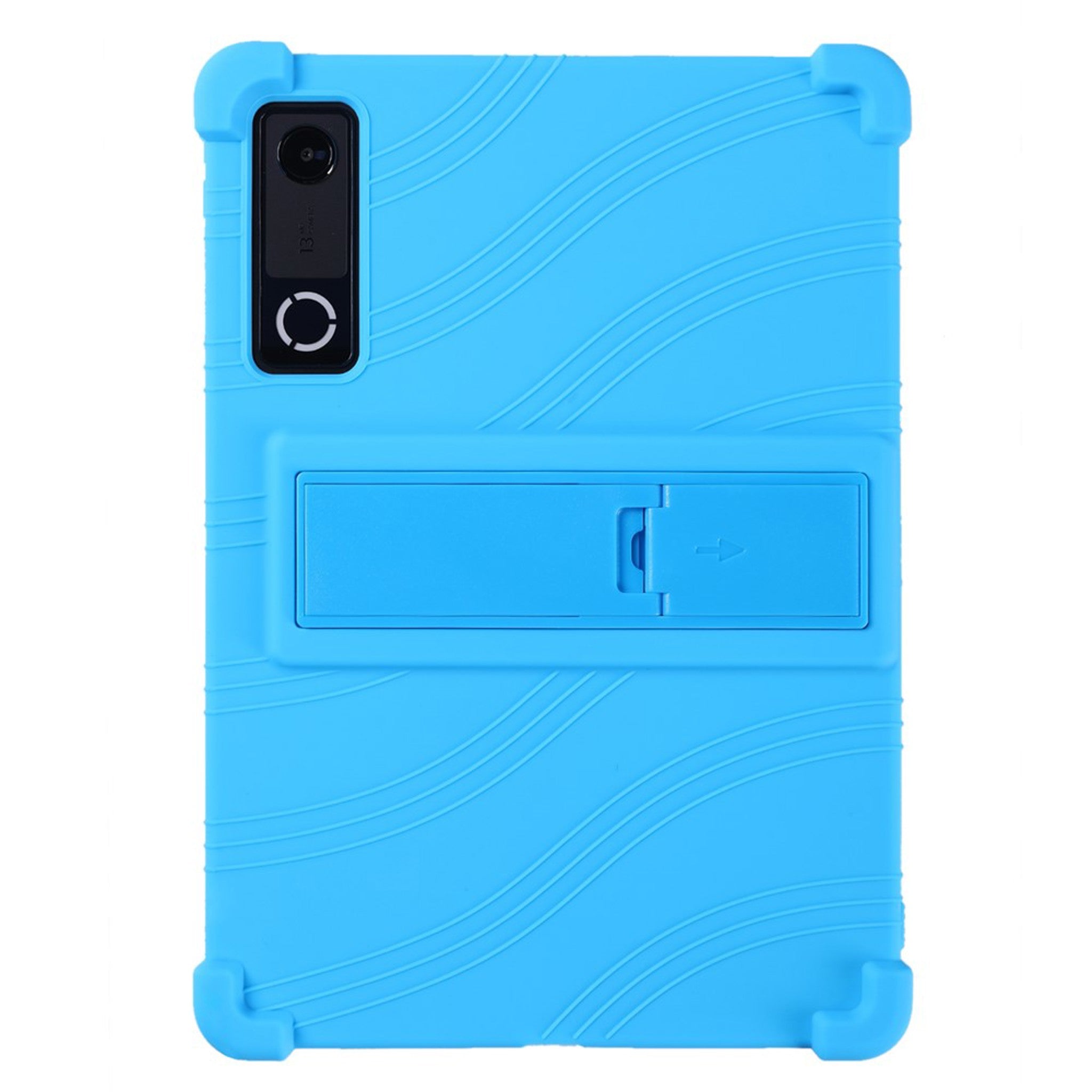 Lenovo Yoga Tab Gen 2 11.1" EIDERWOOD Robust Silikone Cover m. Justerbar Kickstand & Stødabsorberende Hjørner - Lyseblå
