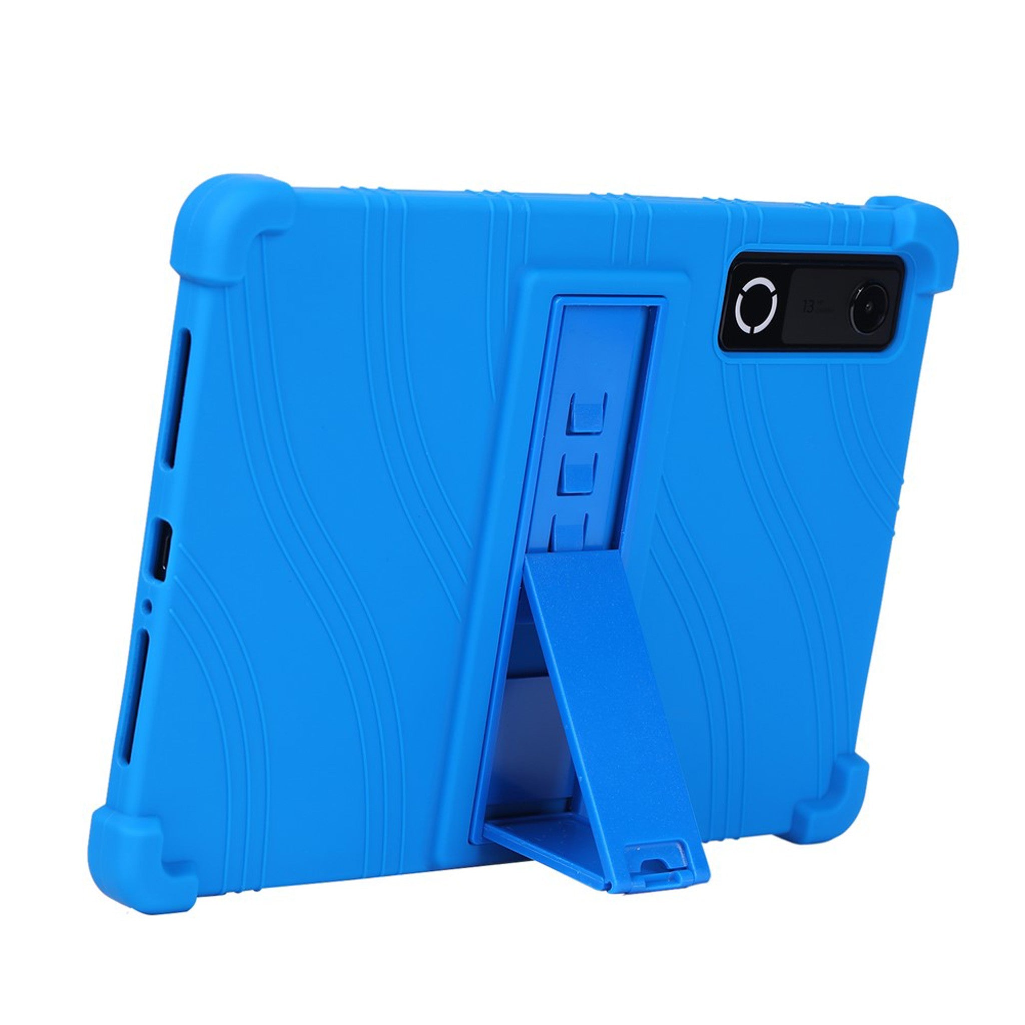 Lenovo Yoga Tab Gen 2 11.1" EIDERWOOD Robust Silikone Cover m. Justerbar Kickstand & Stødabsorberende Hjørner - Lyseblå