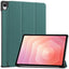 Samsung Galaxy Tab S12+ (Plus) EIDERWOOD Kunstlæder Flip Cover m. Ståfunktion - Grøn