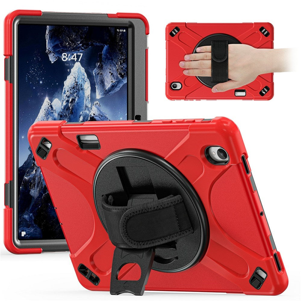 Samsung Galaxy Tab S12+ (Plus) EIDERWOOD Hybrid Håndværker Cover m. Kickstand - Rød