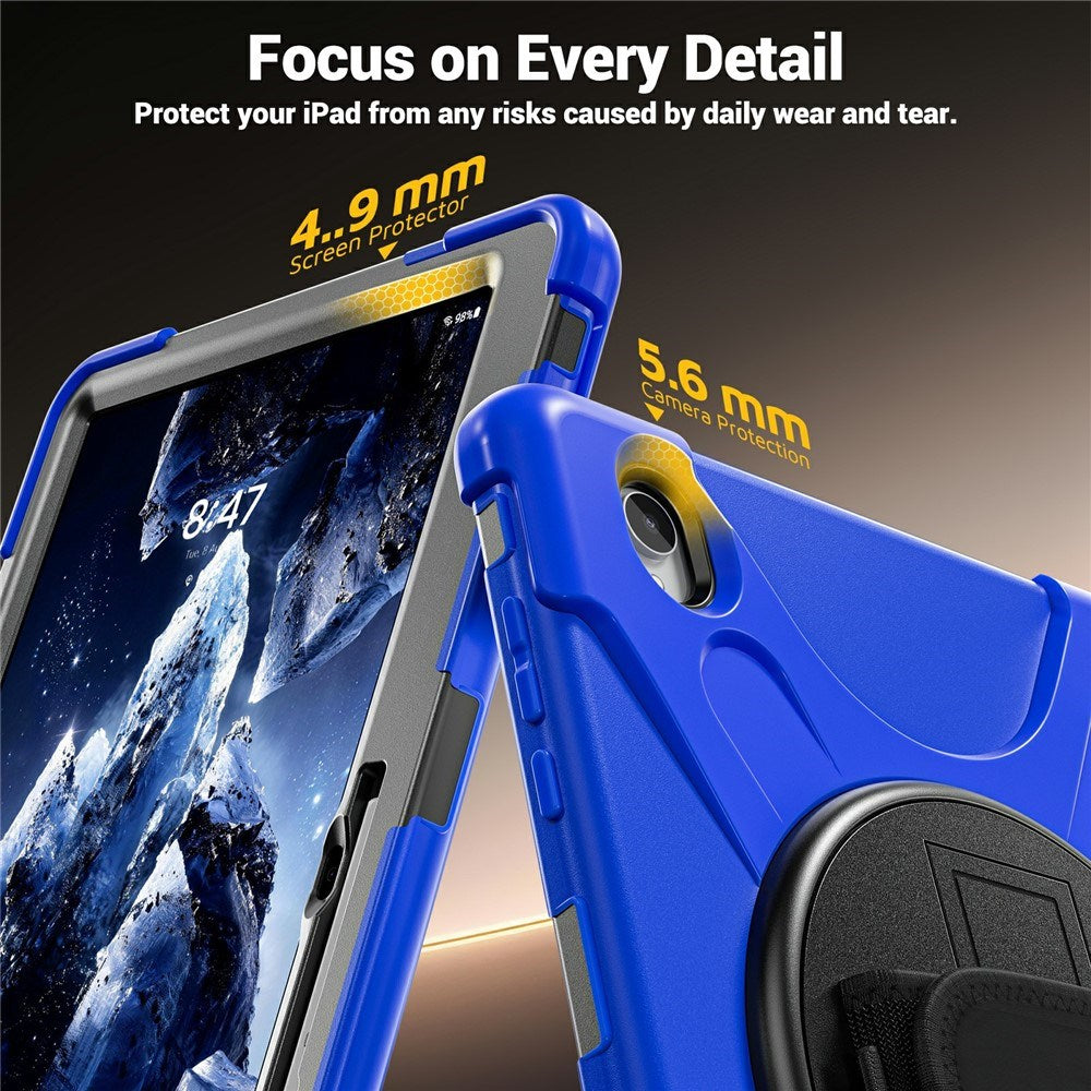 Samsung Galaxy Tab S12+ (Plus) EIDERWOOD Hybrid Håndværker Cover m. Kickstand - Blå