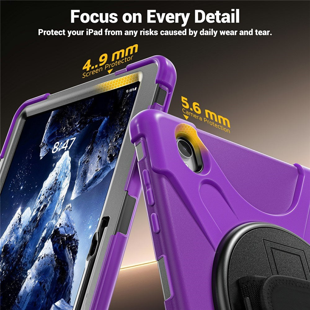Samsung Galaxy Tab S12+ (Plus) EIDERWOOD Hybrid Håndværker Cover m. Kickstand - Lilla