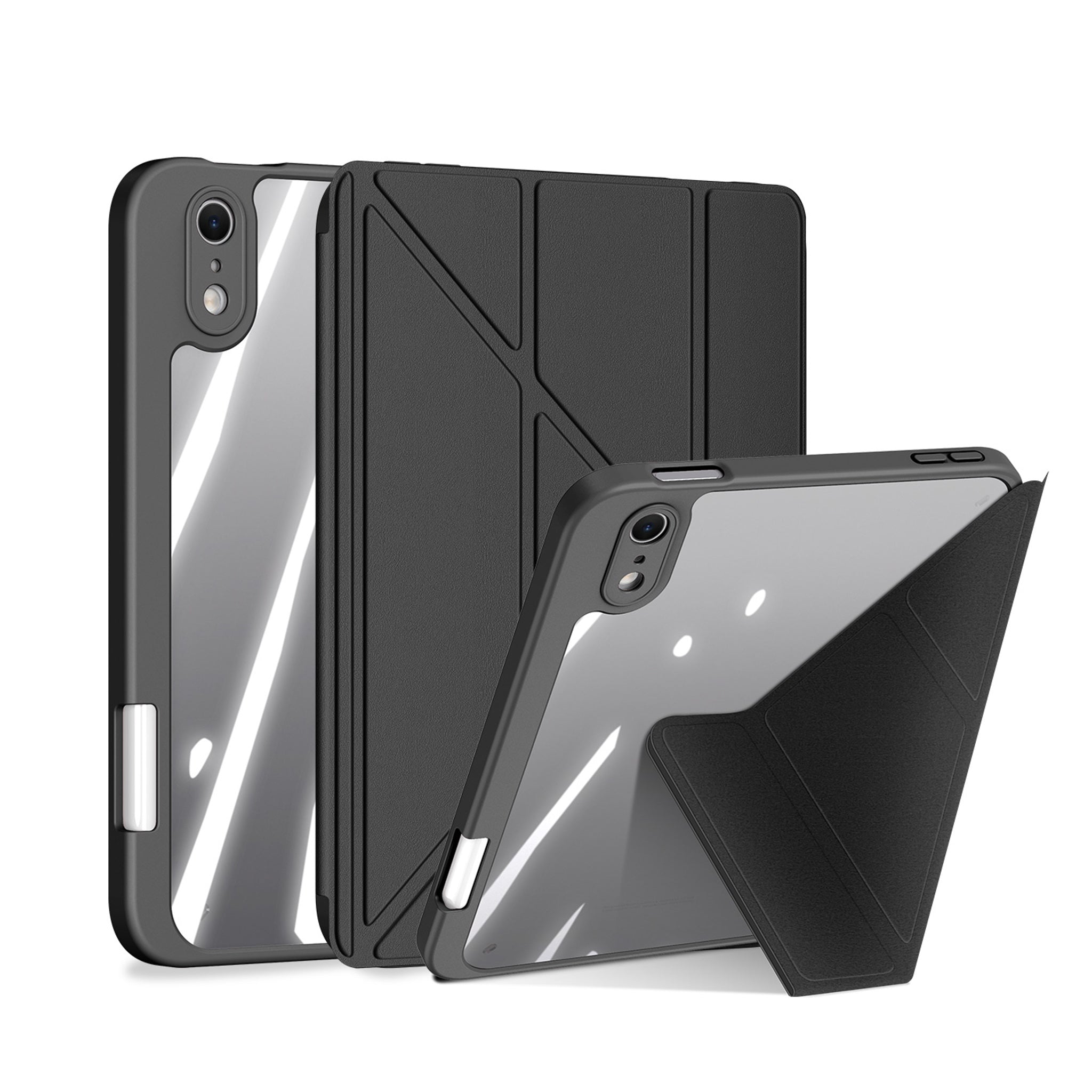 iPad Mini (2026) 8. Gen. DUX DUCIS MAGI Origami Hybrid Flip Cover m. Ståfunktion - Sort