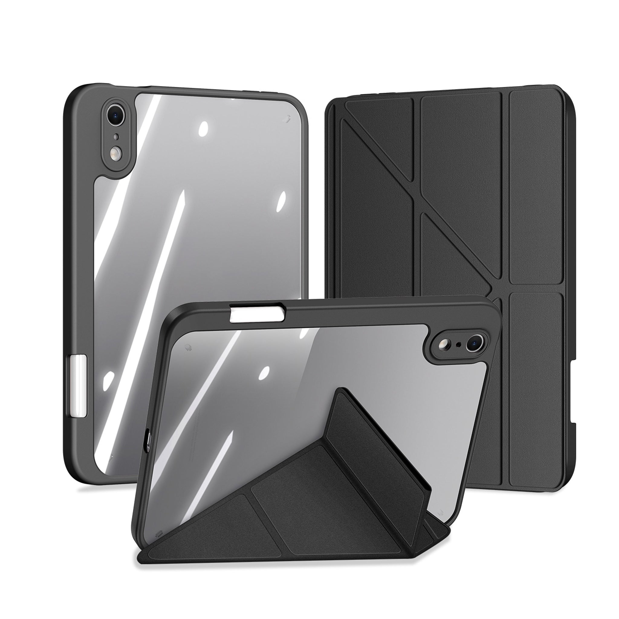 iPad Mini (2026) 8. Gen. DUX DUCIS MAGI Origami Hybrid Flip Cover m. Ståfunktion - Sort