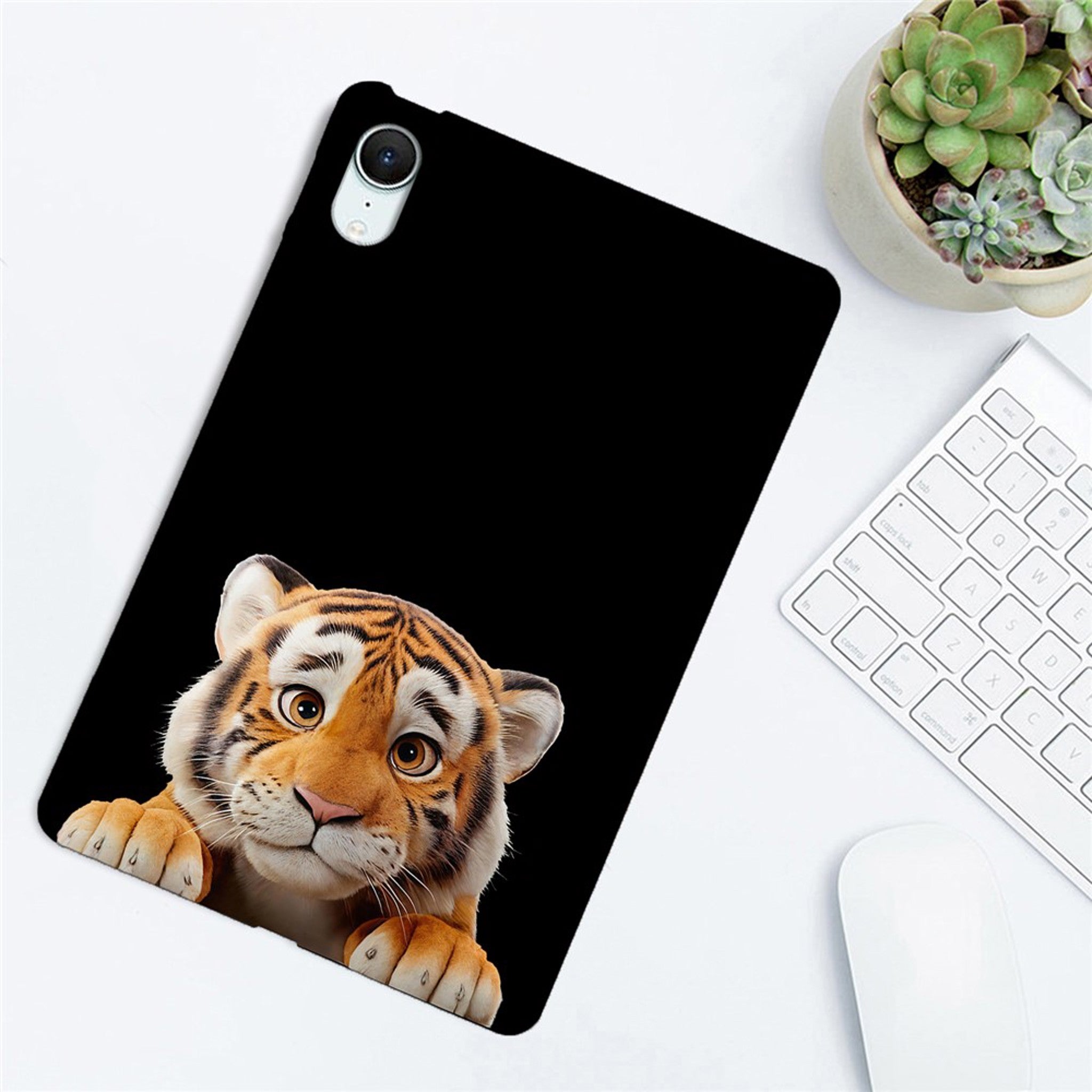iPad Mini (2026) 8. Gen. EIDERWOOD Fleksibelt Plast Cover - Tiger