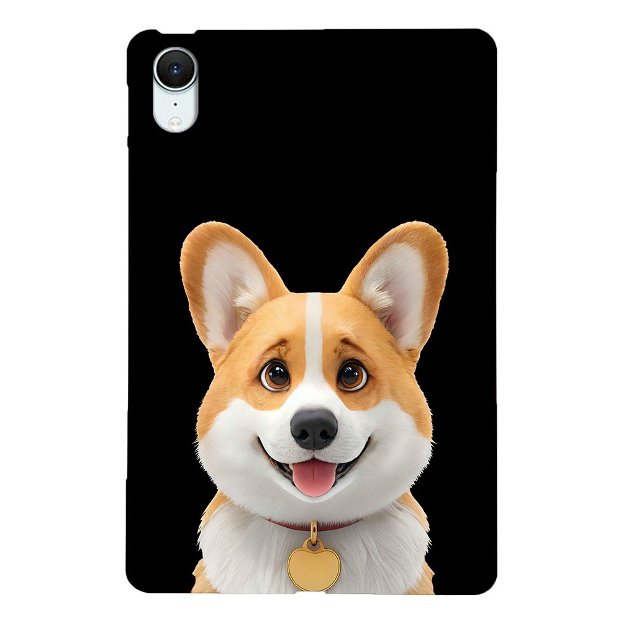 iPad Mini (2026) EIDERWOOD Fleksibelt Plast Cover - Hund (Corgi)