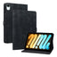 iPad Mini (2026) 8. Gen. EIDERWOOD Blomster Tekstureret Kunstlæder Flip Cover - Sort