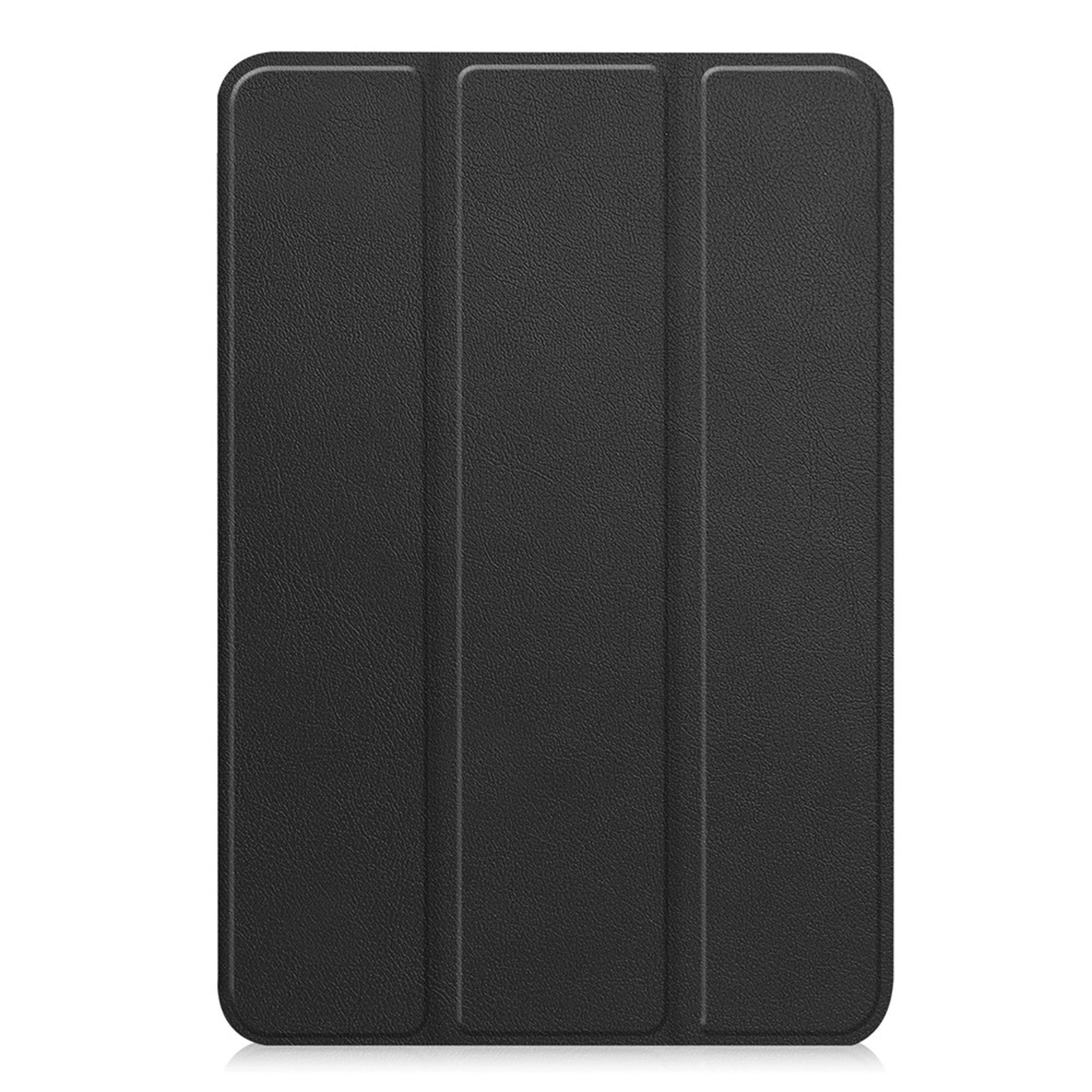 iPad Mini (2026) 8. Gen. EIDERWOOD Kunstlæder Tri-Fold Flip Cover m. Ståfunktion - Sort