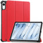 iPad Mini (2026) 8. Gen. EIDERWOOD Kunstlæder Tri-Fold Flip Cover m. Ståfunktion - Rød