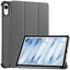 iPad Mini (2026) 8. Gen. EIDERWOOD Kunstlæder Tri-Fold Flip Cover m. Ståfunktion - Grå