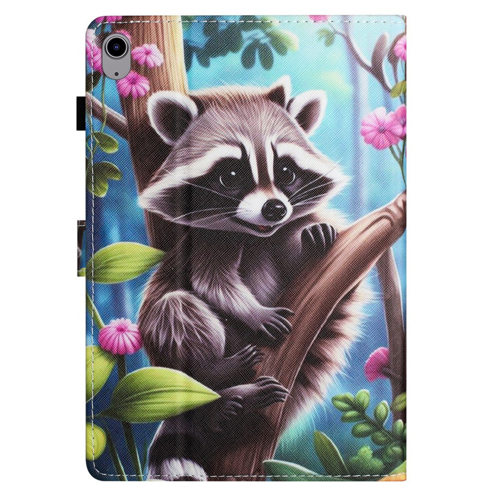 iPad Mini (2026) 8. Gen. EIDERWOOD Kunstlæder Flip Cover m. Kortholder - Vaskebjørn