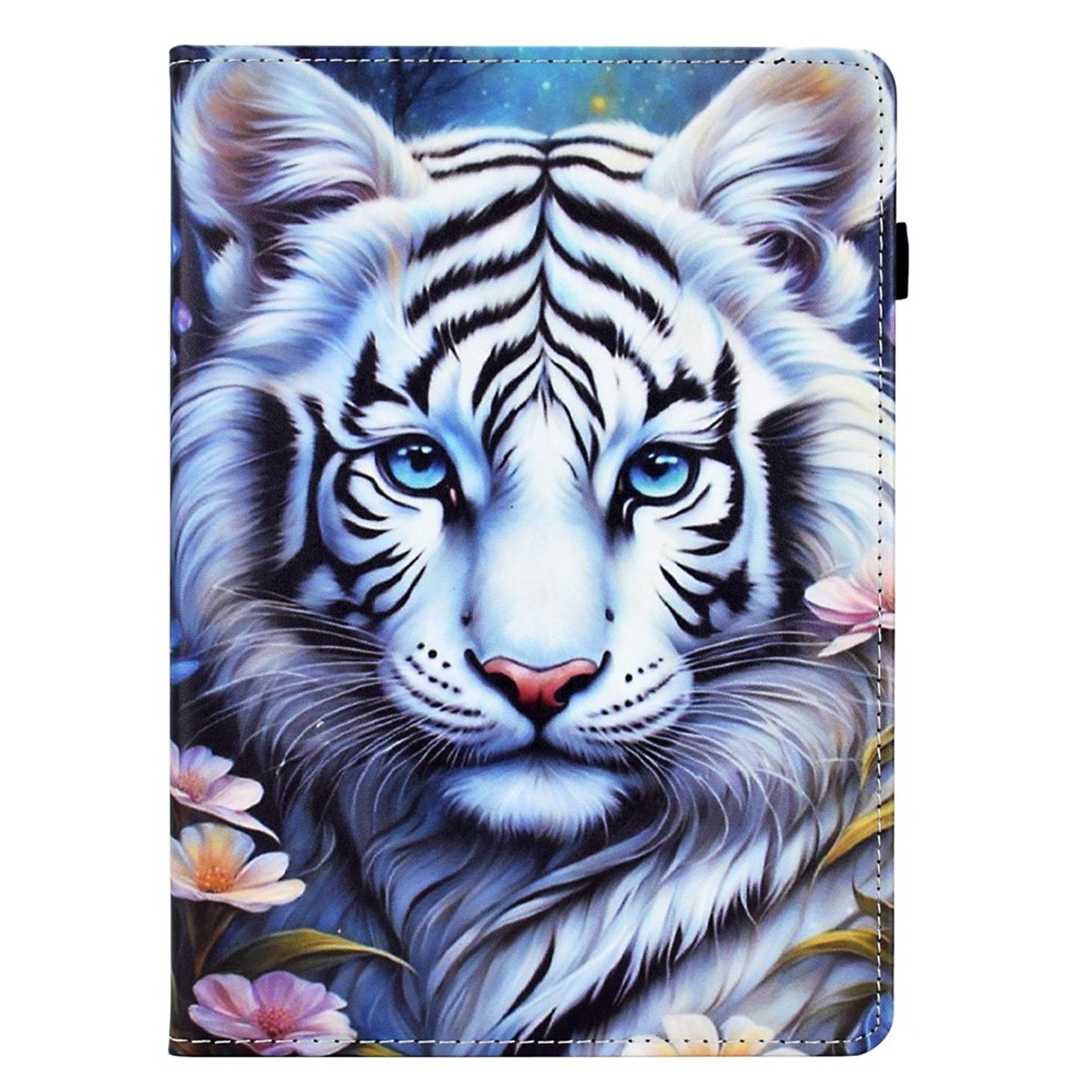 iPad Mini (2026) 8. Gen. EIDERWOOD Kunstlæder Flip Cover m. Kortholder - Tiger