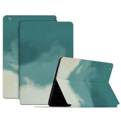 EIDERWOOD iPad 4 / 3 / 2 Kunstlæder Flip Cover m. Mønster - Grøn