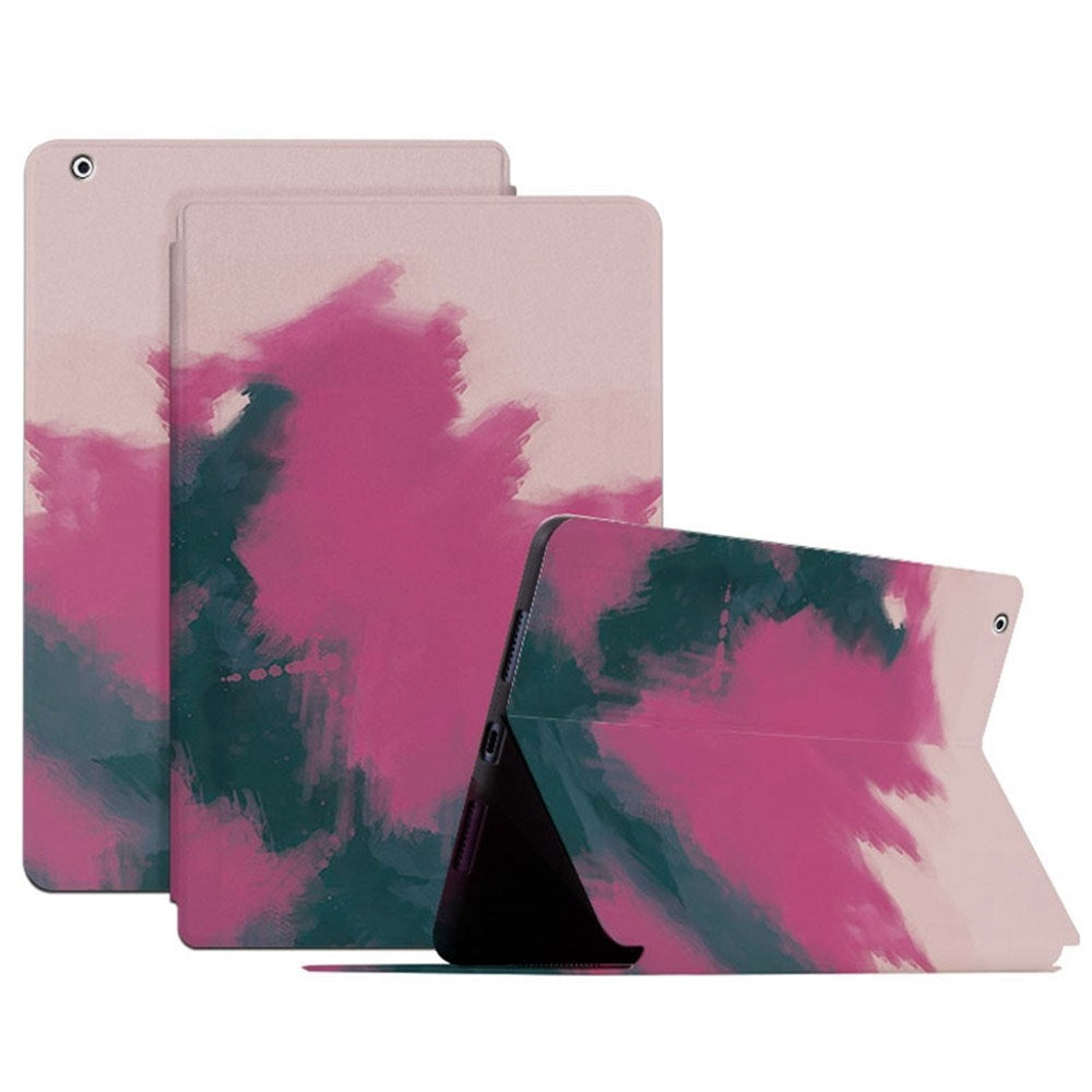 EIDERWOOD iPad 4 / 3 / 2 Kunstlæder Flip Cover m. Mønster - Pink
