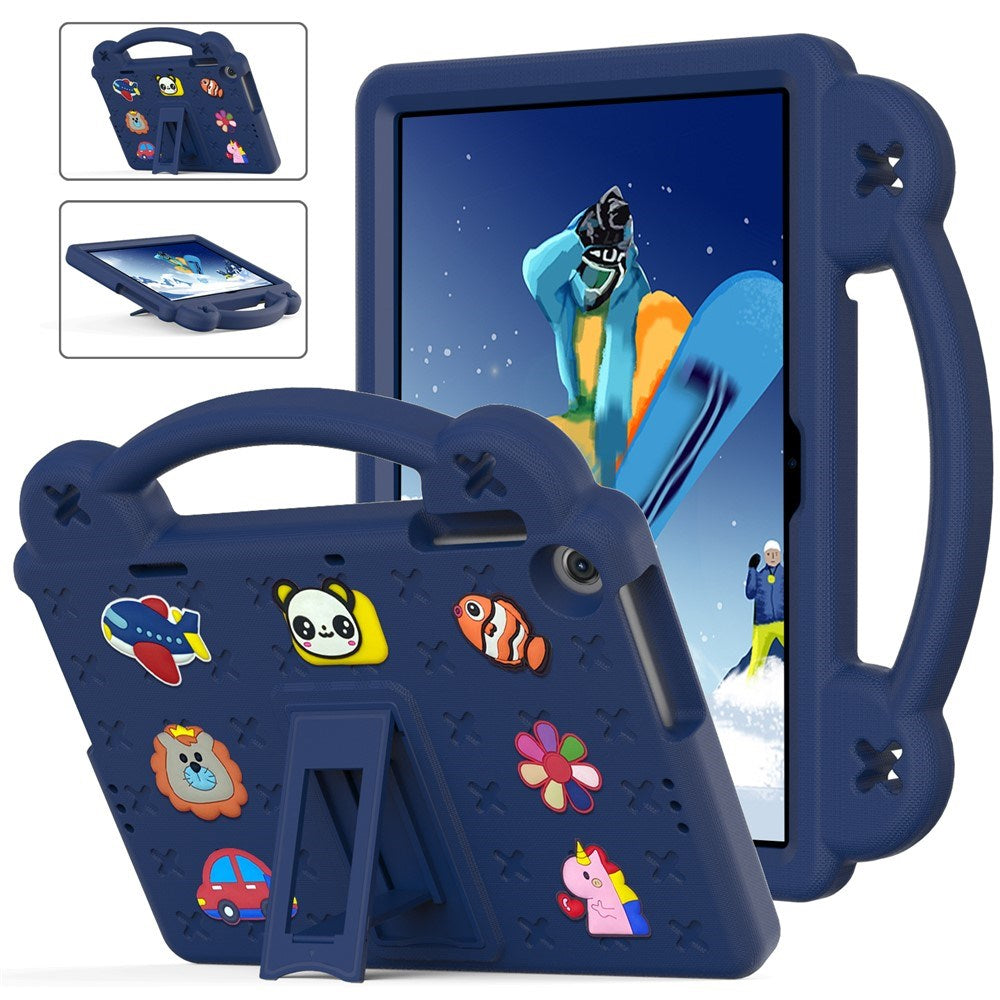 Lenovo Tab M10 (3. Gen) 10.1" (TB-328F/TB-328X) Børne Cover m. Kickstand & Håndholder - Mørkeblå