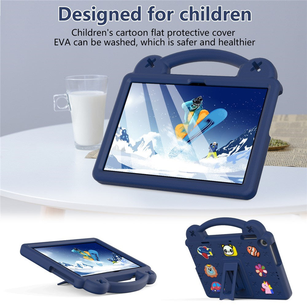 Lenovo Tab M10 (3. Gen) 10.1" (TB-328F/TB-328X) Børne Cover m. Kickstand & Håndholder - Mørkeblå