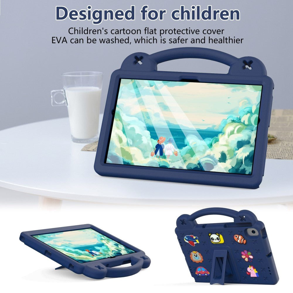 Lenovo Tab M10 (3. Gen) 10.1" (TB-328F/TB-328X) Børne Cover m. Kickstand & Håndholder - Mørkeblå