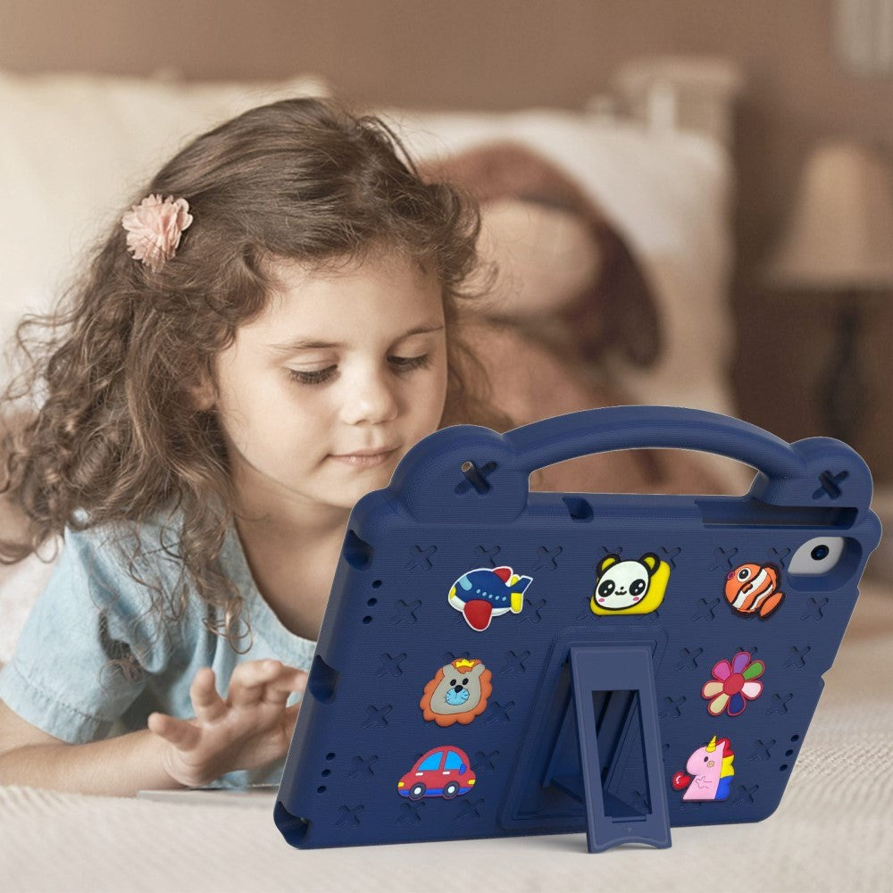 Lenovo Tab M10 (3. Gen) 10.1" (TB-328F/TB-328X) Børne Cover m. Kickstand & Håndholder - Mørkeblå