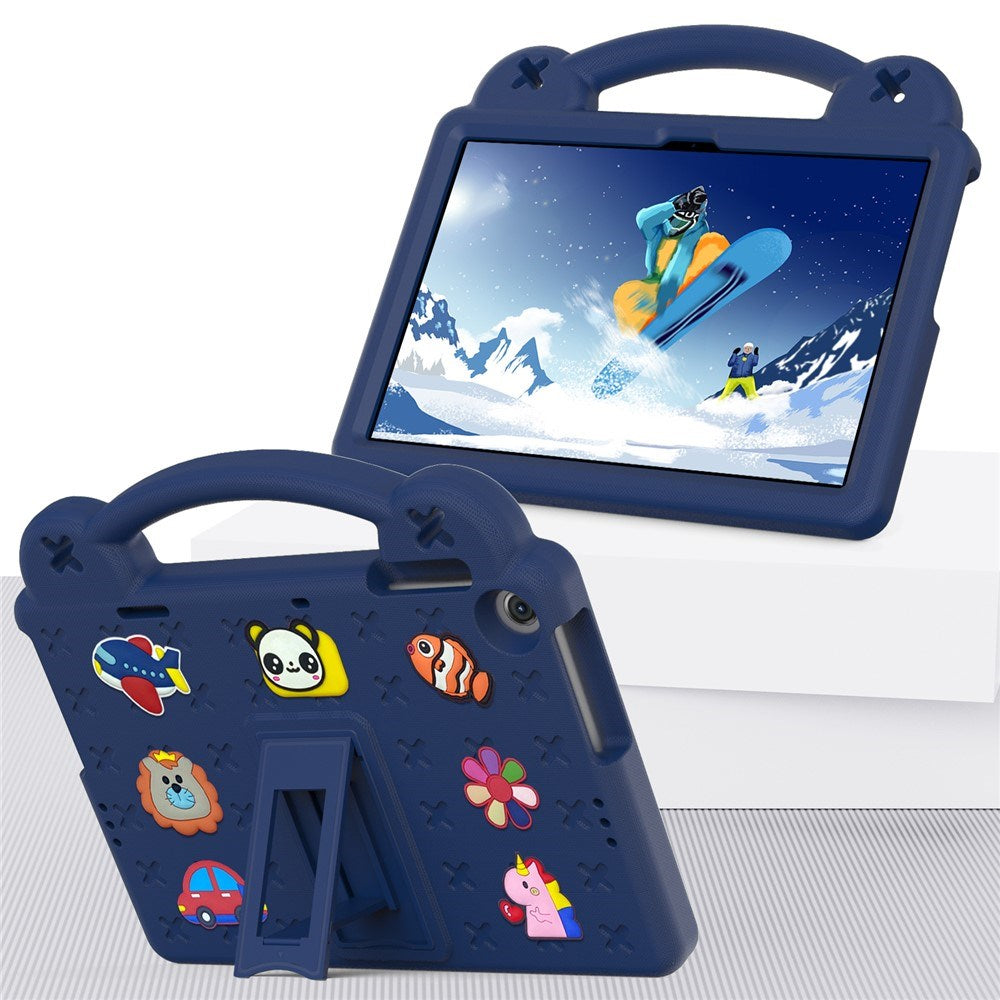 Lenovo Tab M10 (3. Gen) 10.1" (TB-328F/TB-328X) Børne Cover m. Kickstand & Håndholder - Mørkeblå