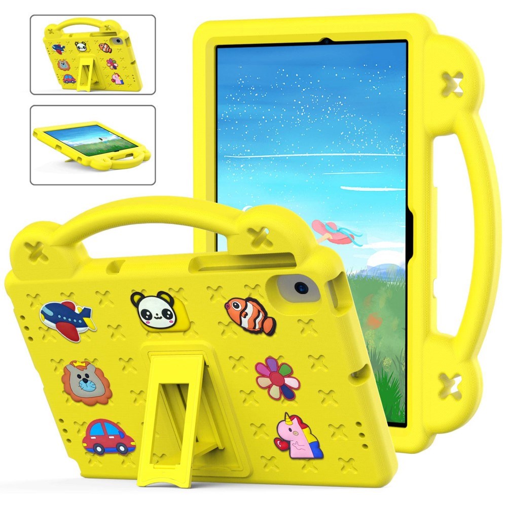 Lenovo Tab M10 (3. Gen) 10.1" (TB-328F/TB-328X) Børne Cover m. Kickstand & Håndholder - Gul