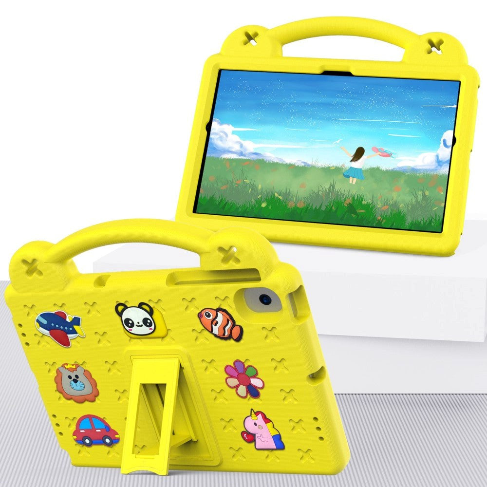 Lenovo Tab M10 (3. Gen) 10.1" (TB-328F/TB-328X) Børne Cover m. Kickstand & Håndholder - Gul