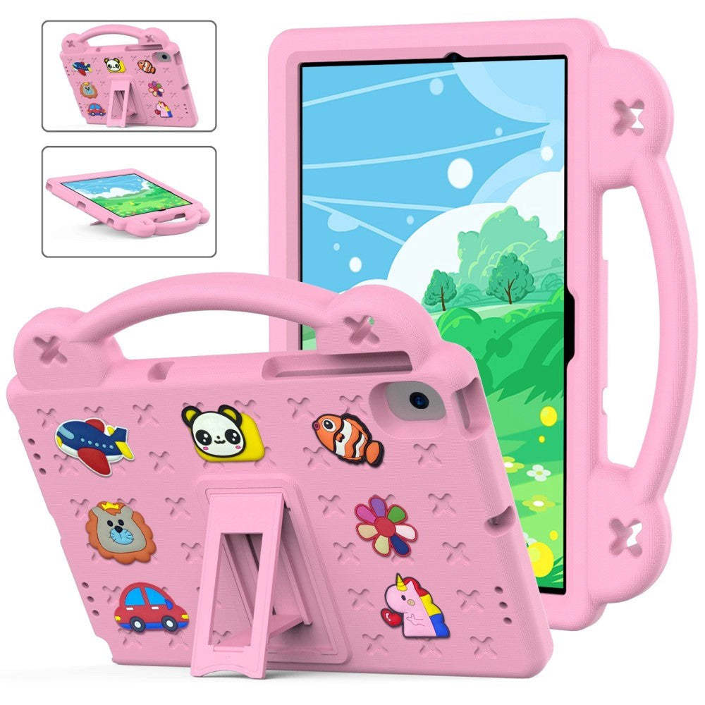 Lenovo Tab M10 (3. Gen) 10.1" (TB-328F/TB-328X) Børne Cover m. Kickstand & Håndholder - Lyserød