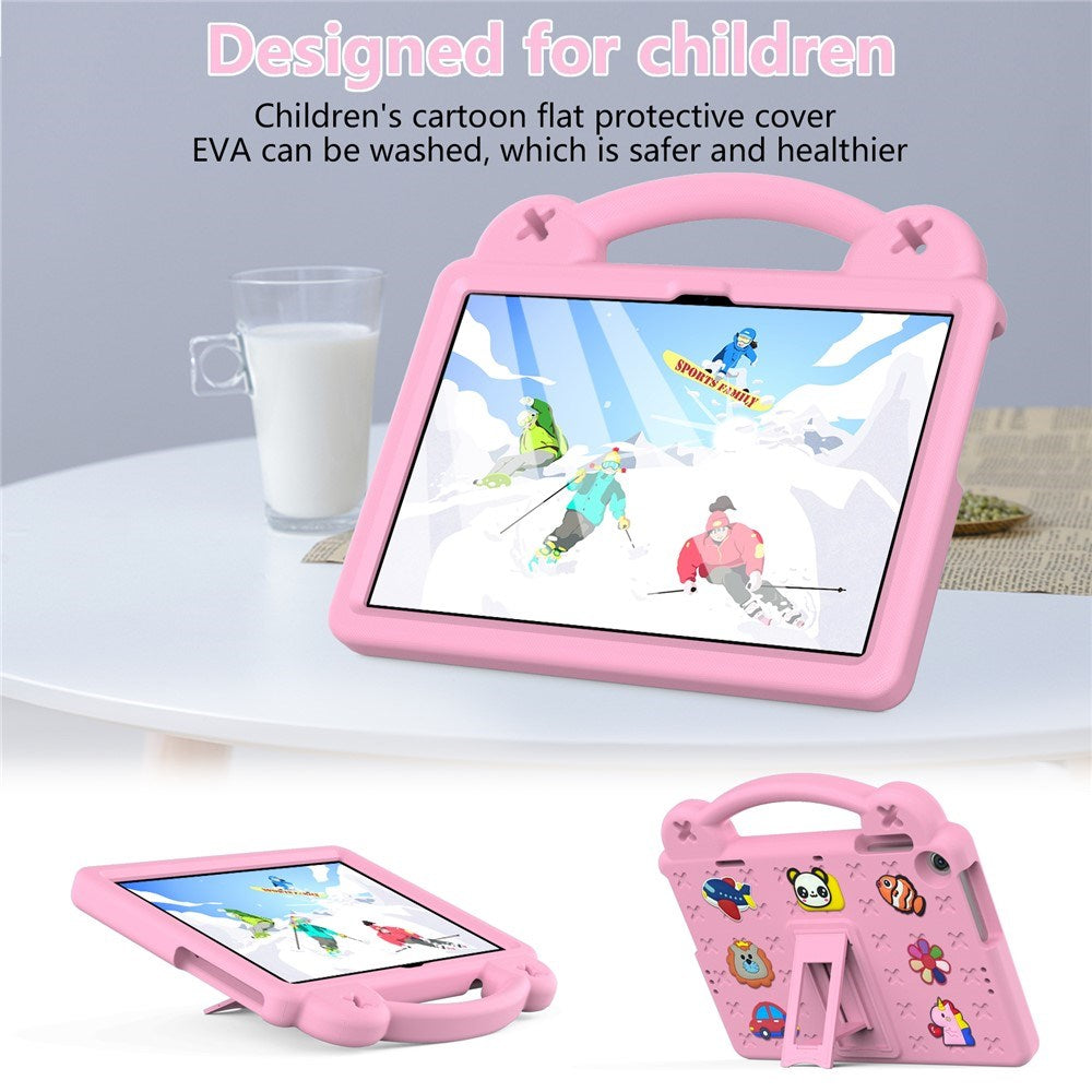 Lenovo Tab M10 (3. Gen) 10.1" (TB-328F/TB-328X) Børne Cover m. Kickstand & Håndholder - Lyserød