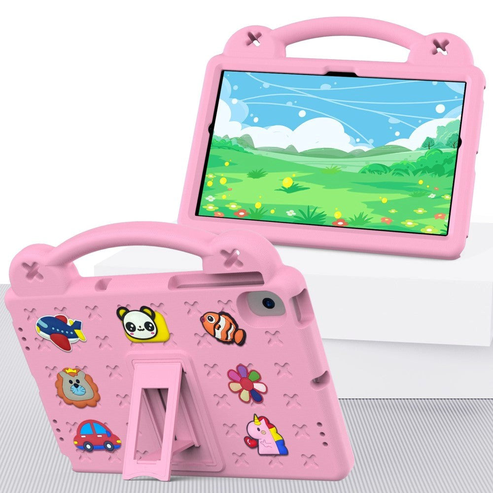 Lenovo Tab M10 (3. Gen) 10.1" (TB-328F/TB-328X) Børne Cover m. Kickstand & Håndholder - Lyserød