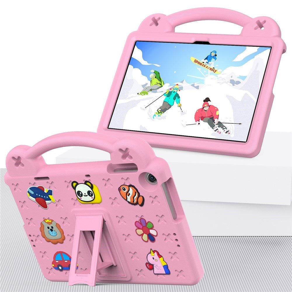 Lenovo Tab M10 (3. Gen) 10.1" (TB-328F/TB-328X) Børne Cover m. Kickstand & Håndholder - Lyserød
