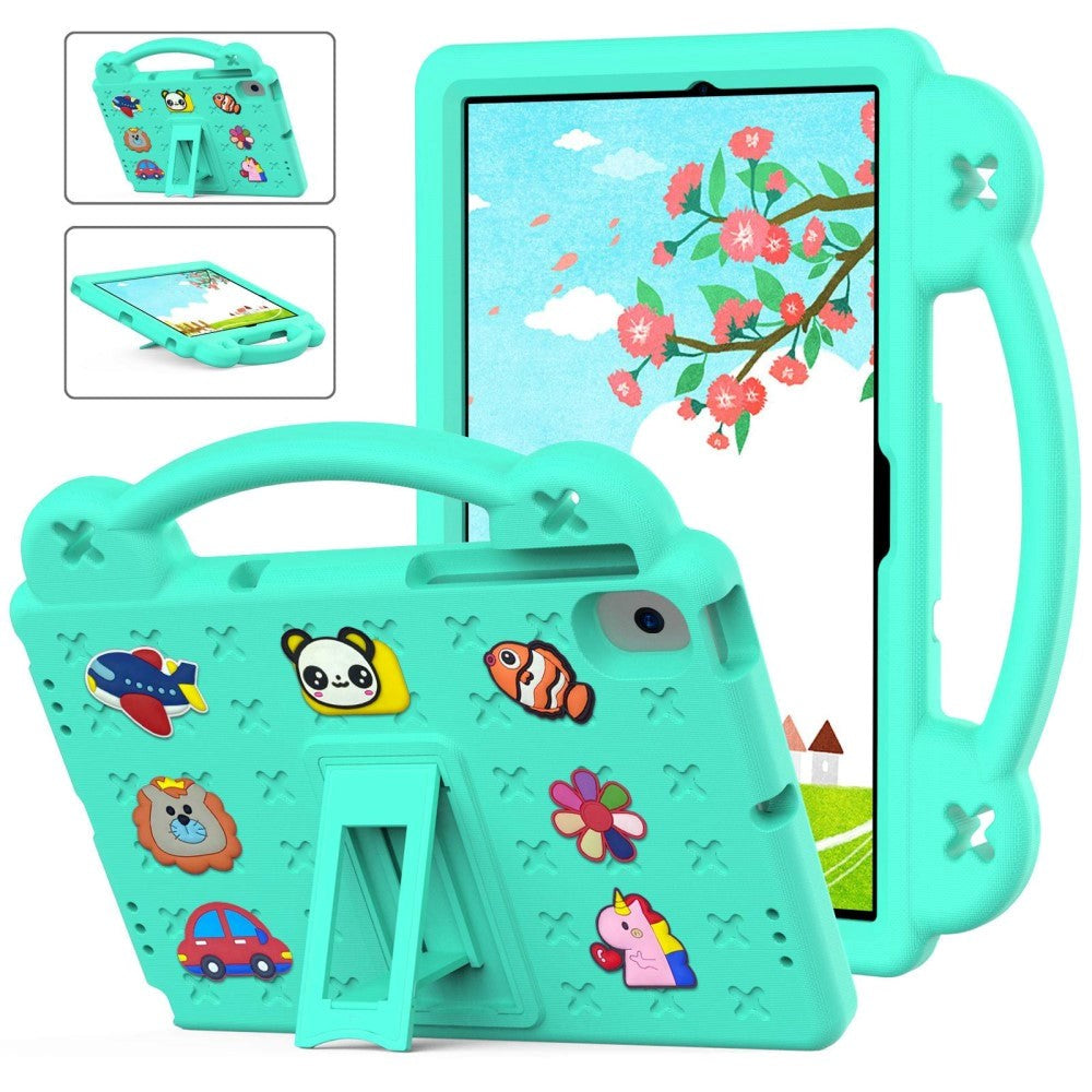 Lenovo Tab M10 (3. Gen) 10.1" (TB-328F/TB-328X) Børne Cover m. Kickstand & Håndholder - Grøn