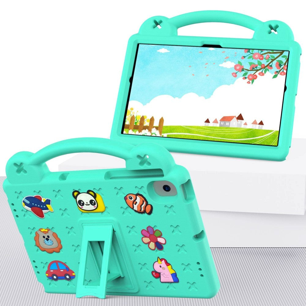 Lenovo Tab M10 (3. Gen) 10.1" (TB-328F/TB-328X) Børne Cover m. Kickstand & Håndholder - Grøn