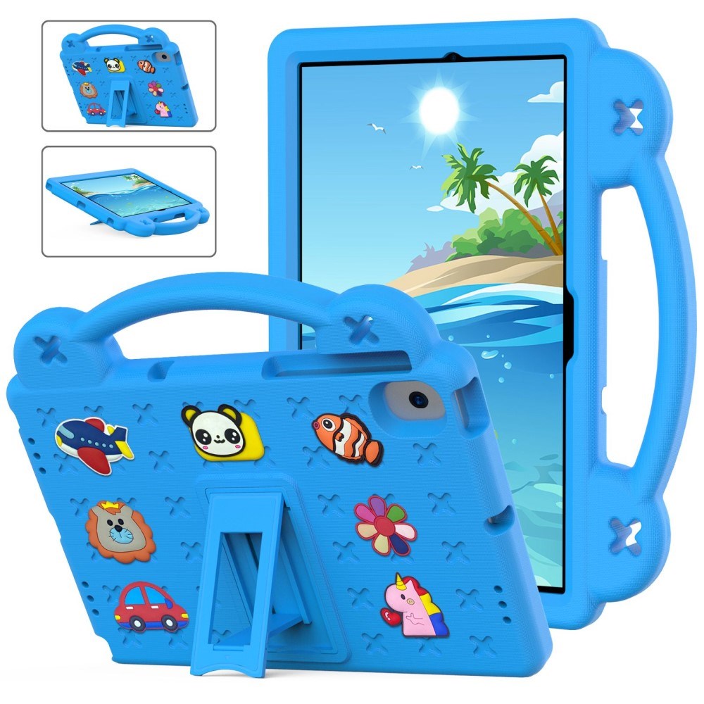 Lenovo Tab M10 (3. Gen) 10.1" (TB-328F/TB-328X) Børne Cover m. Kickstand & Håndholder - Blå