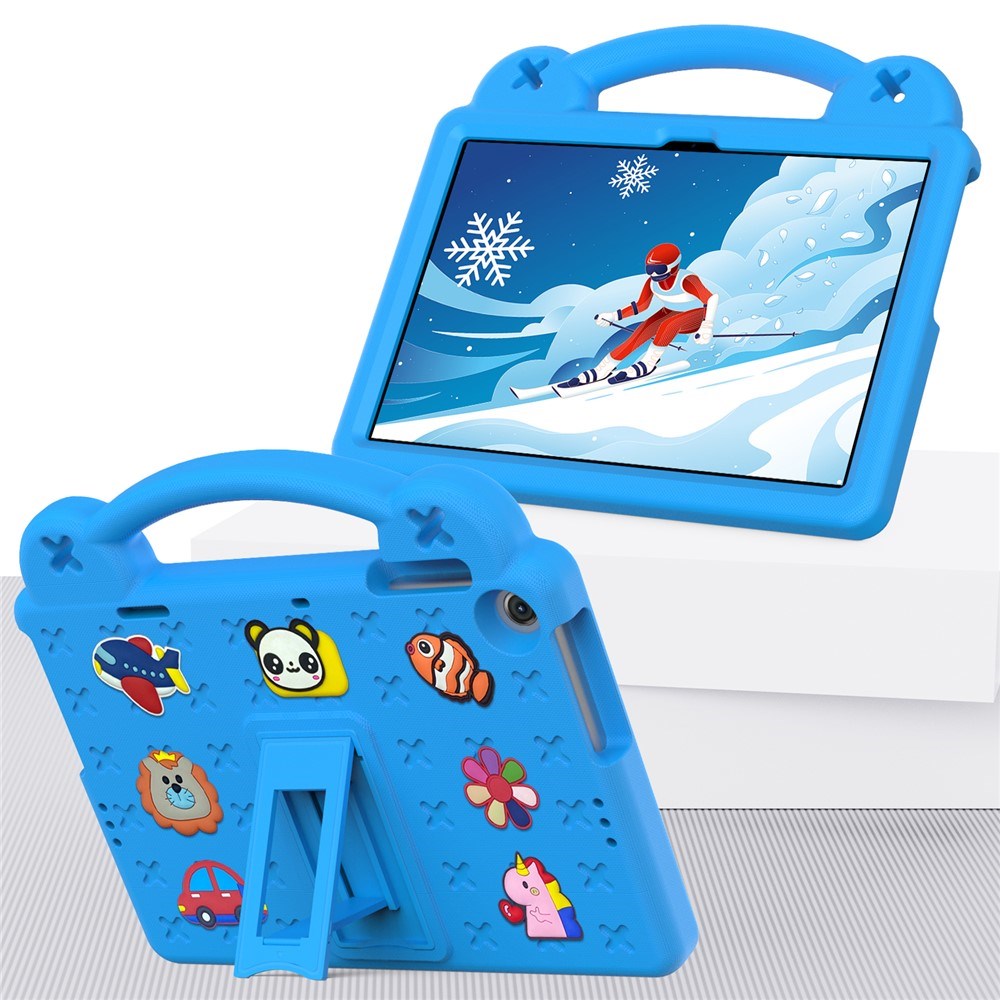 Lenovo Tab M10 (3. Gen) 10.1" (TB-328F/TB-328X) Børne Cover m. Kickstand & Håndholder - Blå