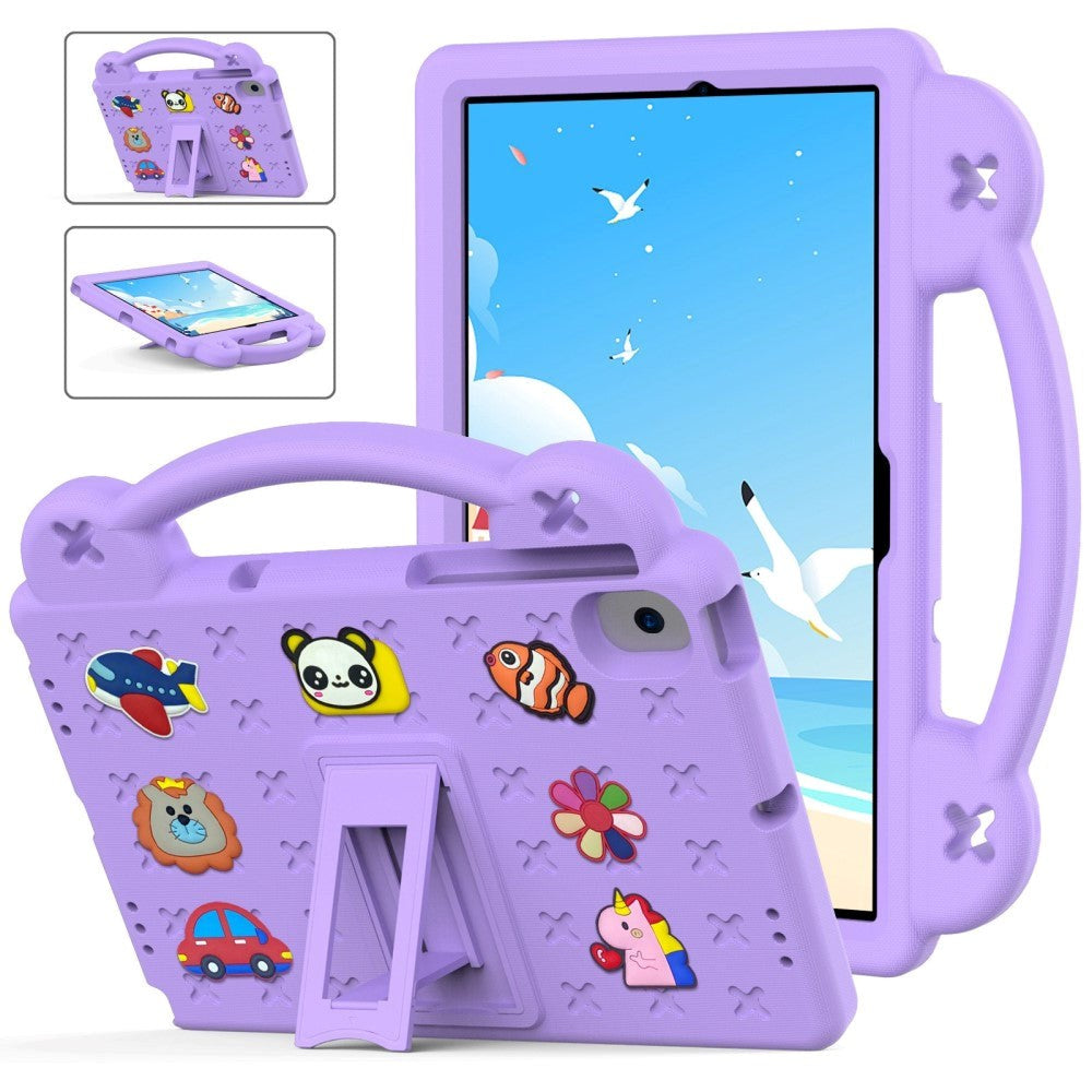 Lenovo Tab M10 (3. Gen) 10.1" (TB-328F/TB-328X) Børne Cover m. Kickstand & Håndholder - Lilla