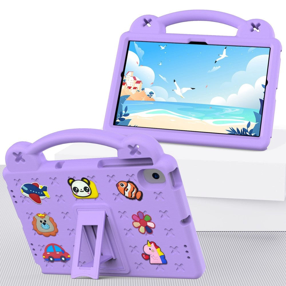 Lenovo Tab M10 (3. Gen) 10.1" (TB-328F/TB-328X) Børne Cover m. Kickstand & Håndholder - Lilla