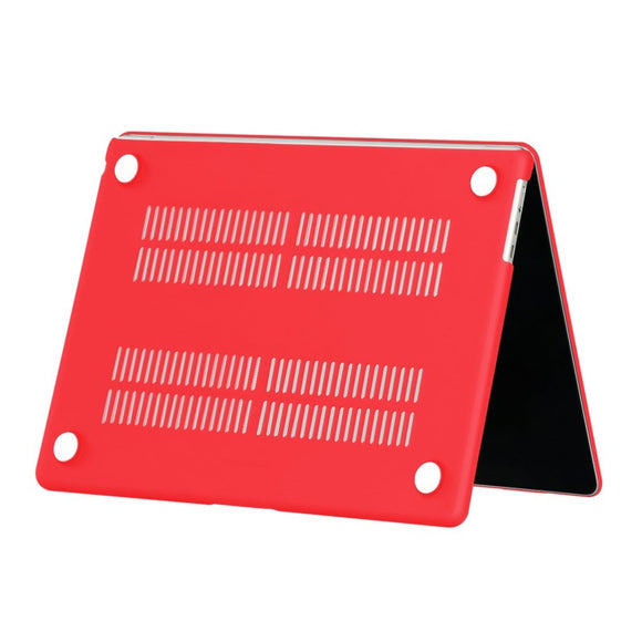 MacBook Air 13" M5/M4/M3/M2 (2026-2022) Mat Plastik Cover - Rød