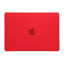 MacBook Air 13" M2/M3/M4 (2022-2025) Mat Plastik Cover - Rød
