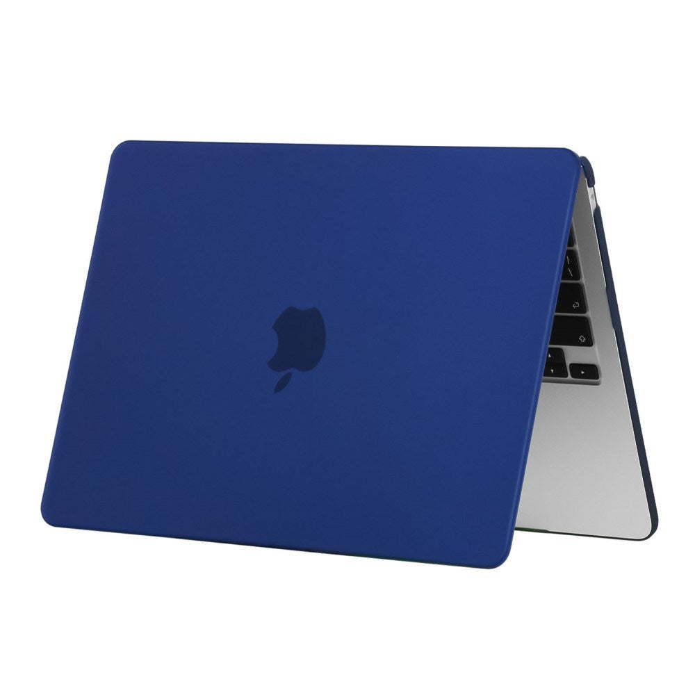MacBook Air 13" M5/M4/M3/M2 (2026-2022) Mat Plastik Cover - Mørkeblå