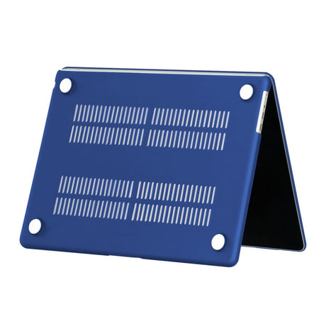 MacBook Air 13" M5/M4/M3/M2 (2026-2022) Mat Plastik Cover - Mørkeblå